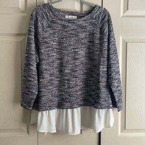 Multicolored LOFT sweater top